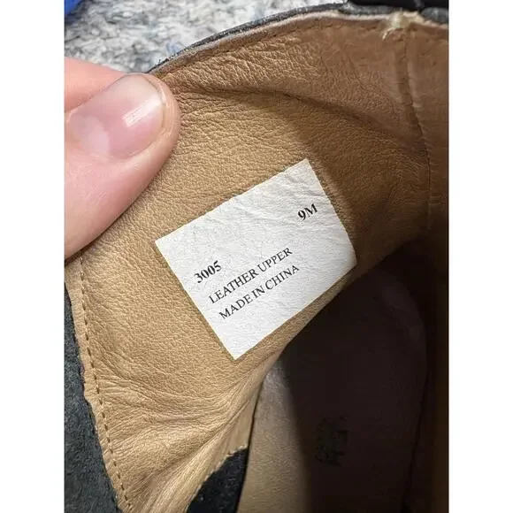 Double H Boots Womens 9 Combat Double Zip Chunky Biker Motorcycle Goth Edgy - Picture 10 of 10